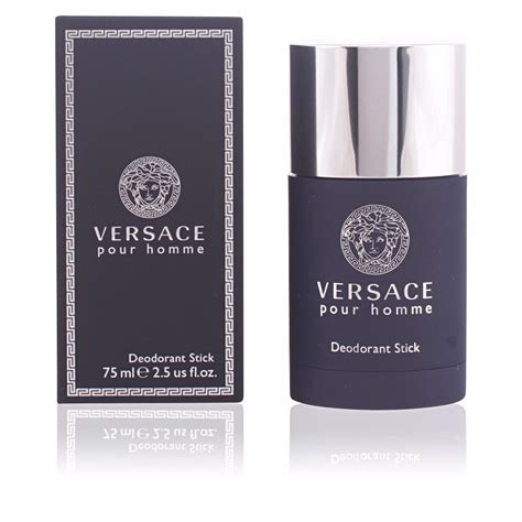 versace versace pour homme deordorant deodorant stick 2.5 oz|designer deodorant stick for men.